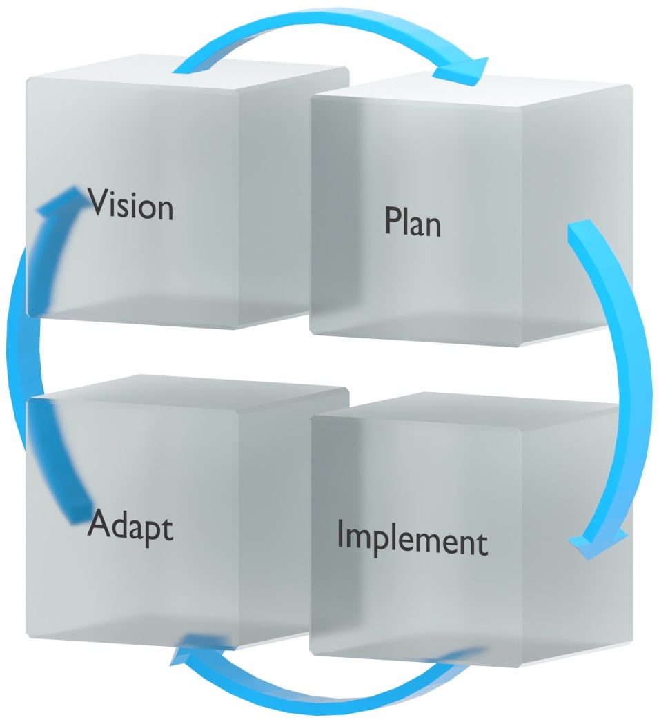 Vision, Plan, Implement, Adapt